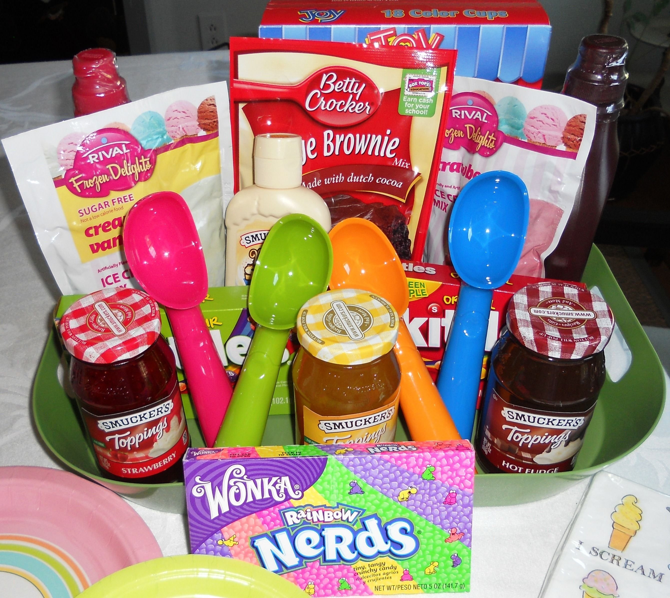 10 Trendy Ice Cream Gift Basket Ideas ice cream party basket gift baskets pinterest basket ideas 2022