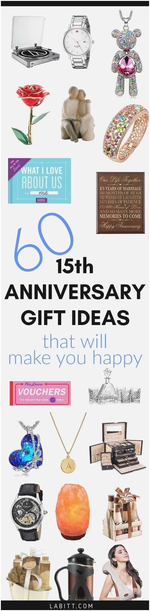 10 Unique 15 Wedding Anniversary Gift Ideas %name 2022