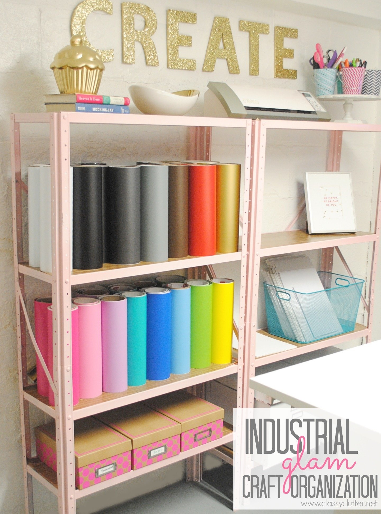 10 Stunning Craft Room Ideas On A Budget inexpensive craft room shelving classy clutter 2023