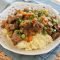 irish beef stew with mashed potatoes
