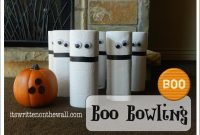 it's written on the wall: boo bowling! a ghostly halloween party