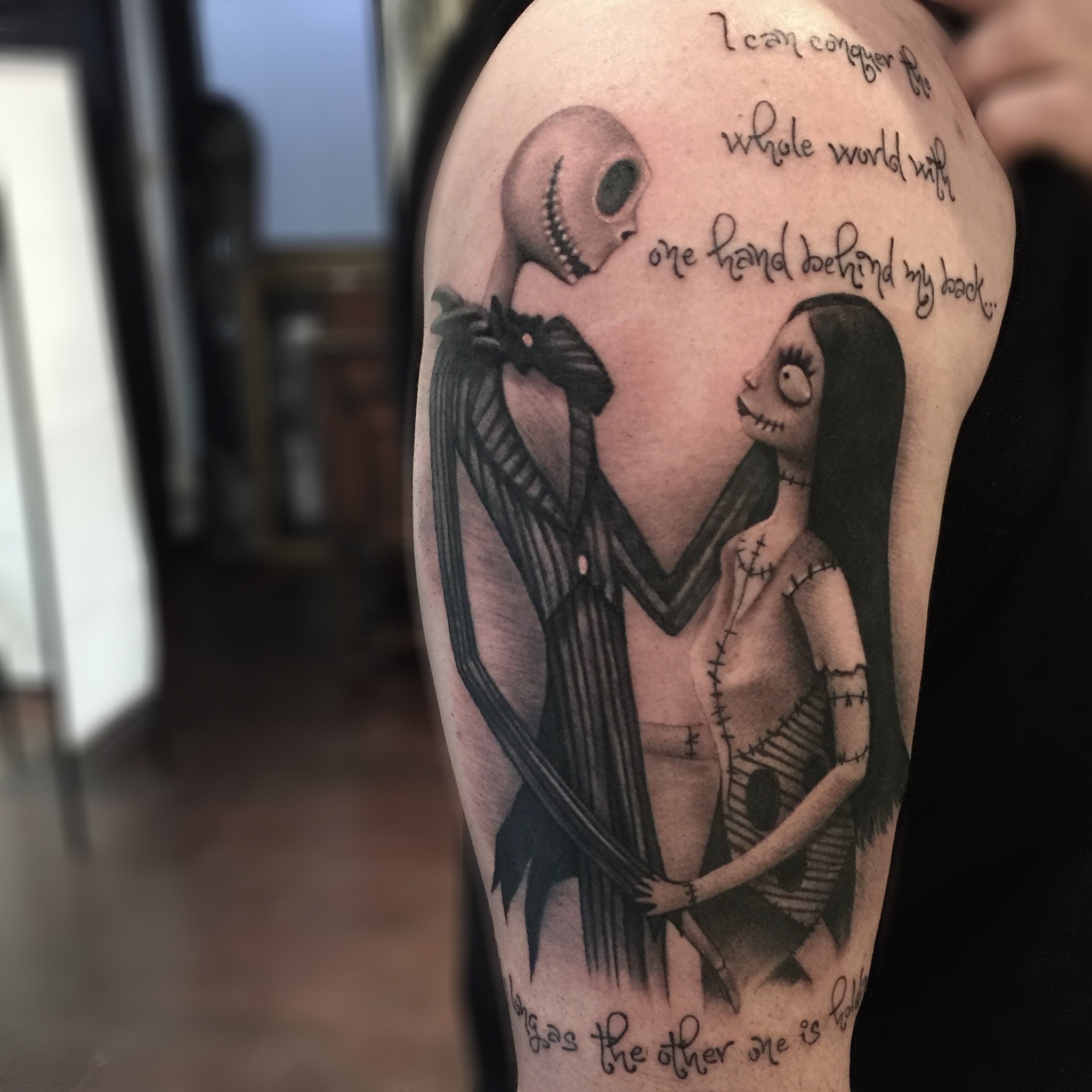 10 Most Recommended Nightmare Before Christmas Tattoo Ideas jack and sally nightmare before christmas tattoo tats 2022