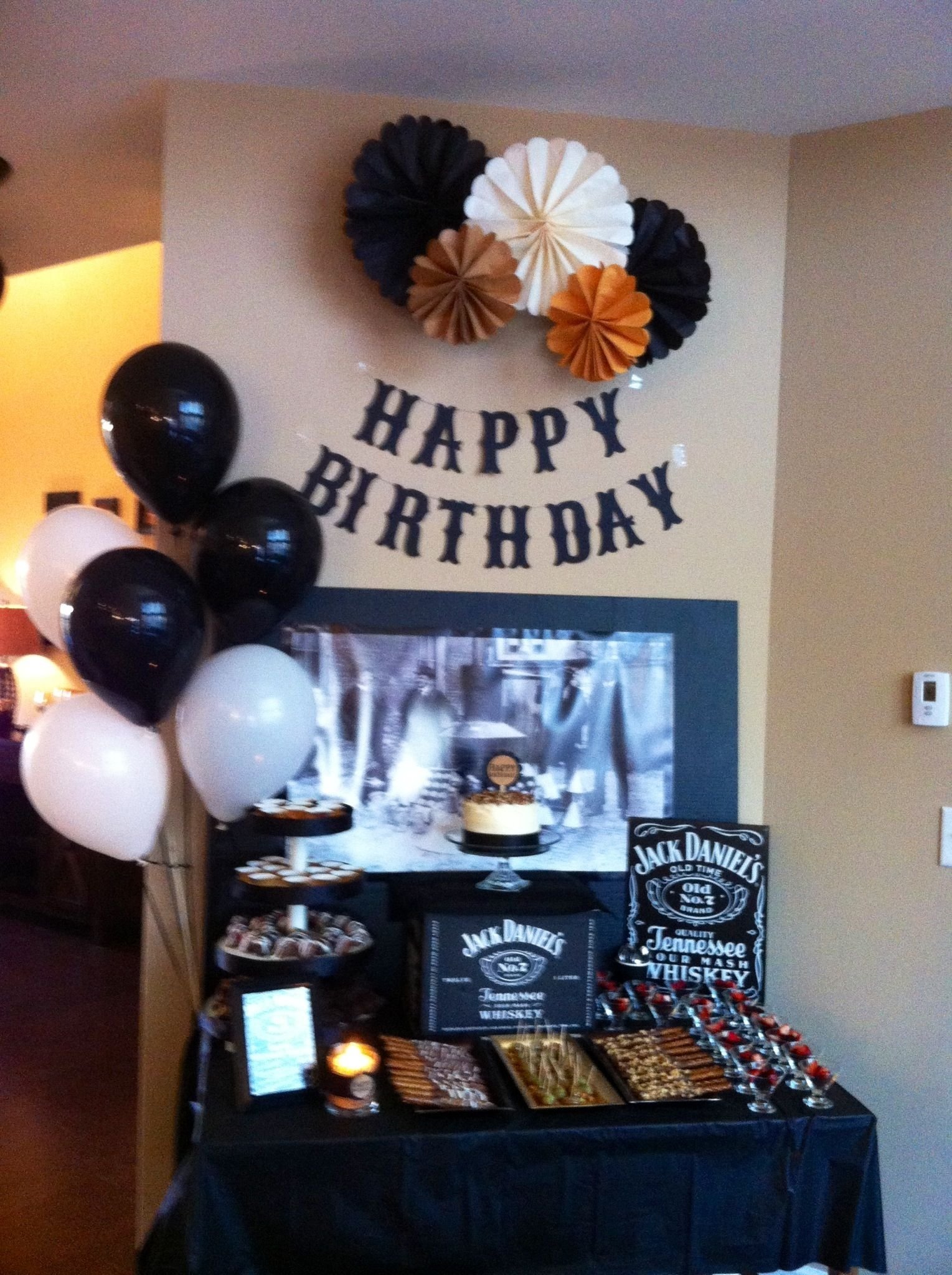 10 Famous Male 30Th Birthday Party Ideas jack daniels theme for dads surprise 60th bday party whiskey 8 2022