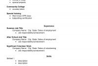 job resumes for high school students brilliant ideas of resumes for