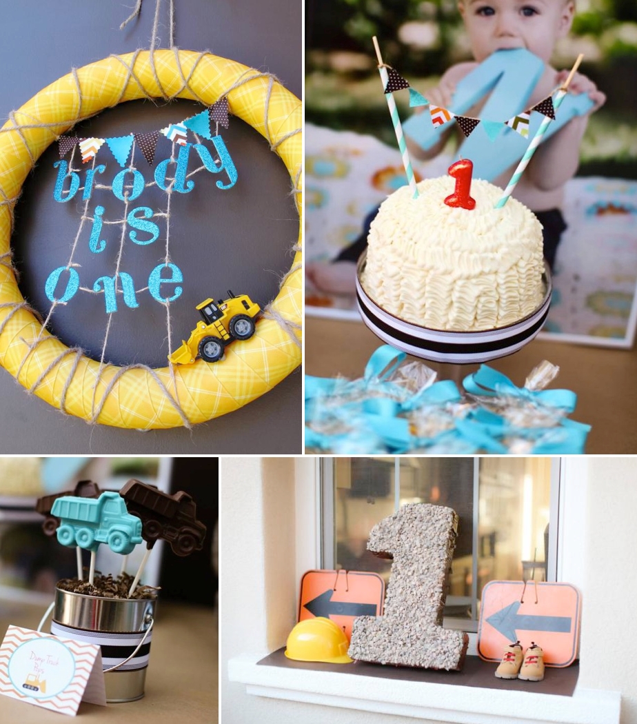 10 Stylish Boy First Birthday Party Ideas karas party ideas construction truck themed 1st birthday party 1 2022