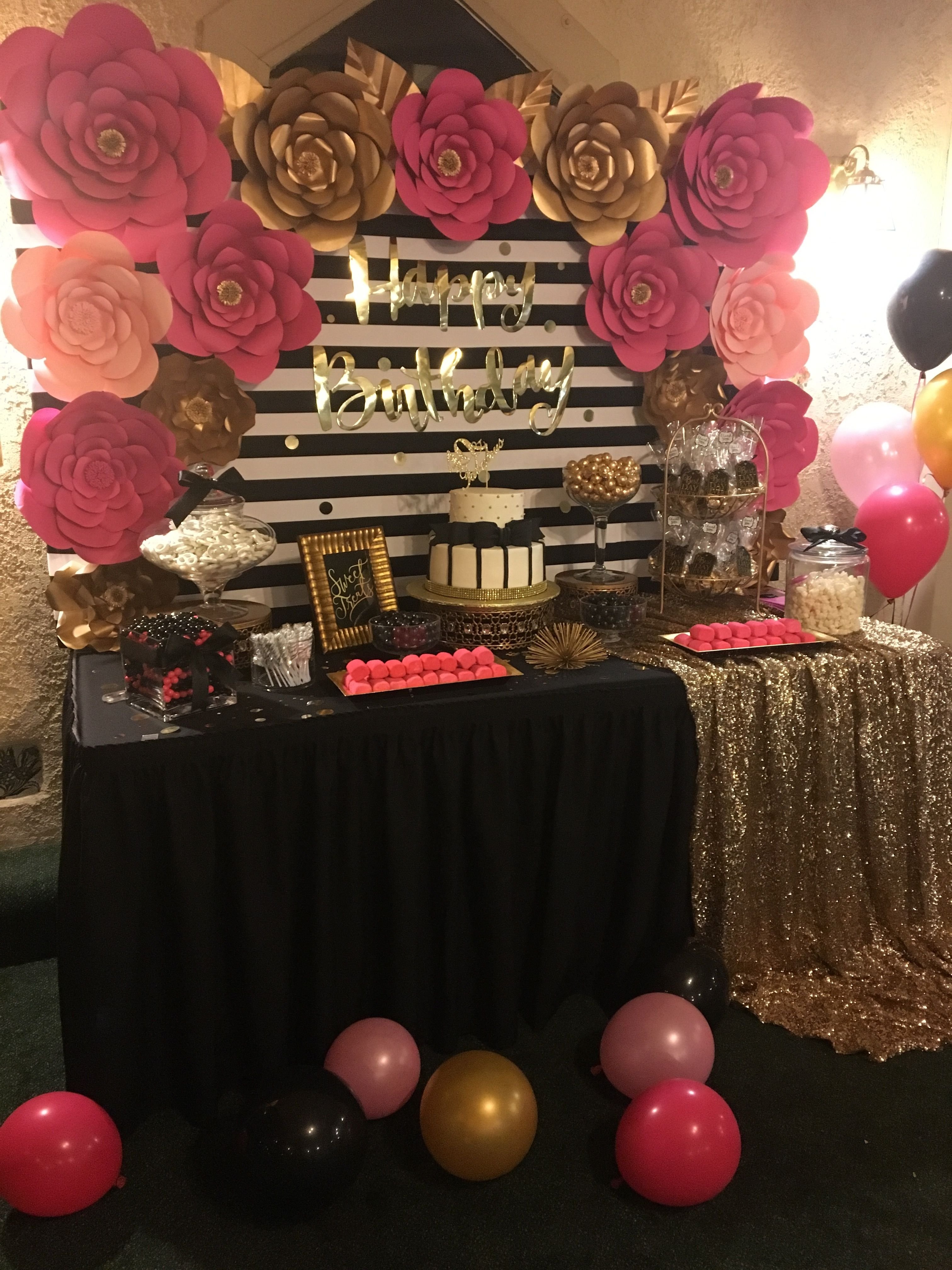 10 Stylish Ideas For 18Th Birthday Party kate spade birthday party candy table birthday parties pinterest 16 2022