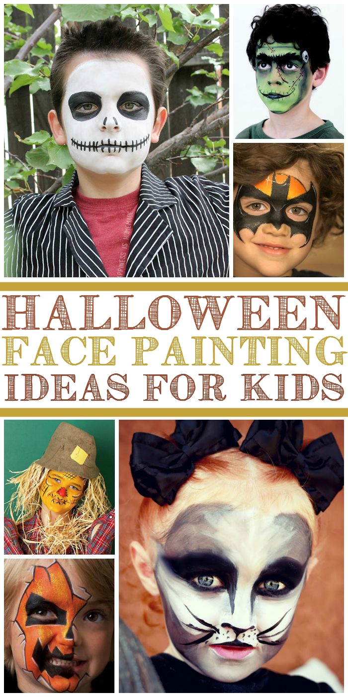 10 Elegant Ideas For What To Be For Halloween kids face painting ideas for halloween 4 2022