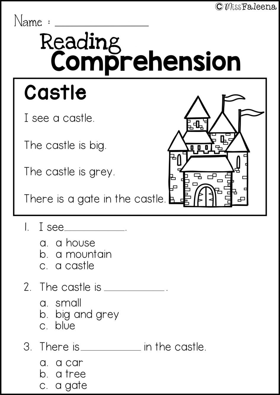 10 Attractive First Grade Main Idea Worksheets kids reading passages for 1st grade reading comprehension 3 2022