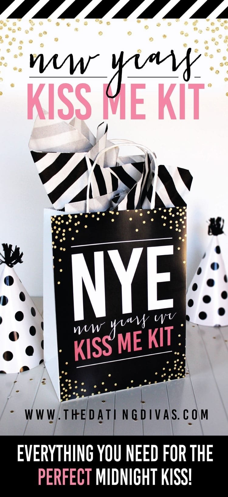 10 Trendy New Years Ideas For Couples kiss me new years eve idea 2023