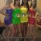 last-minute sexy teletubbies girls group costume | girl group
