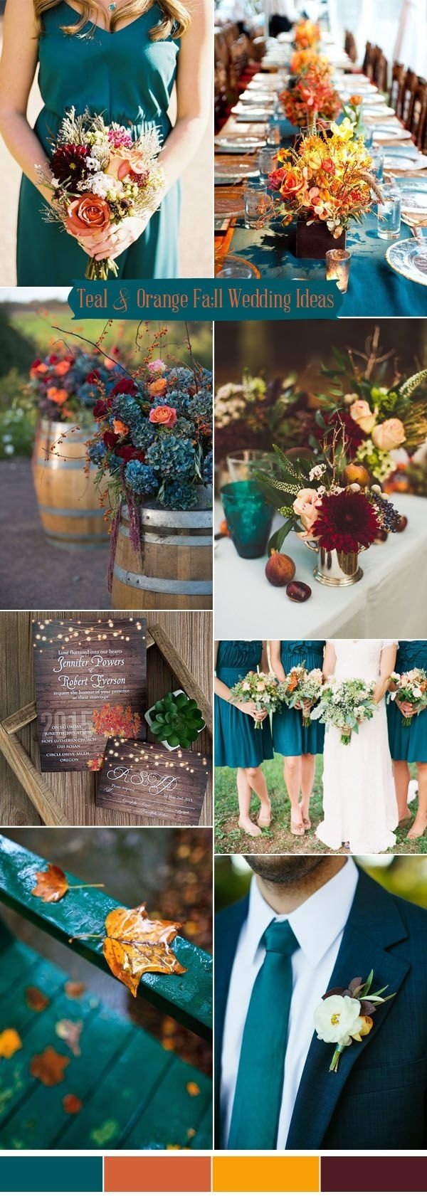 10 Elegant Orange And Blue Wedding Ideas les 33 meilleures images du tableau wedding ideas sur pinterest 2023