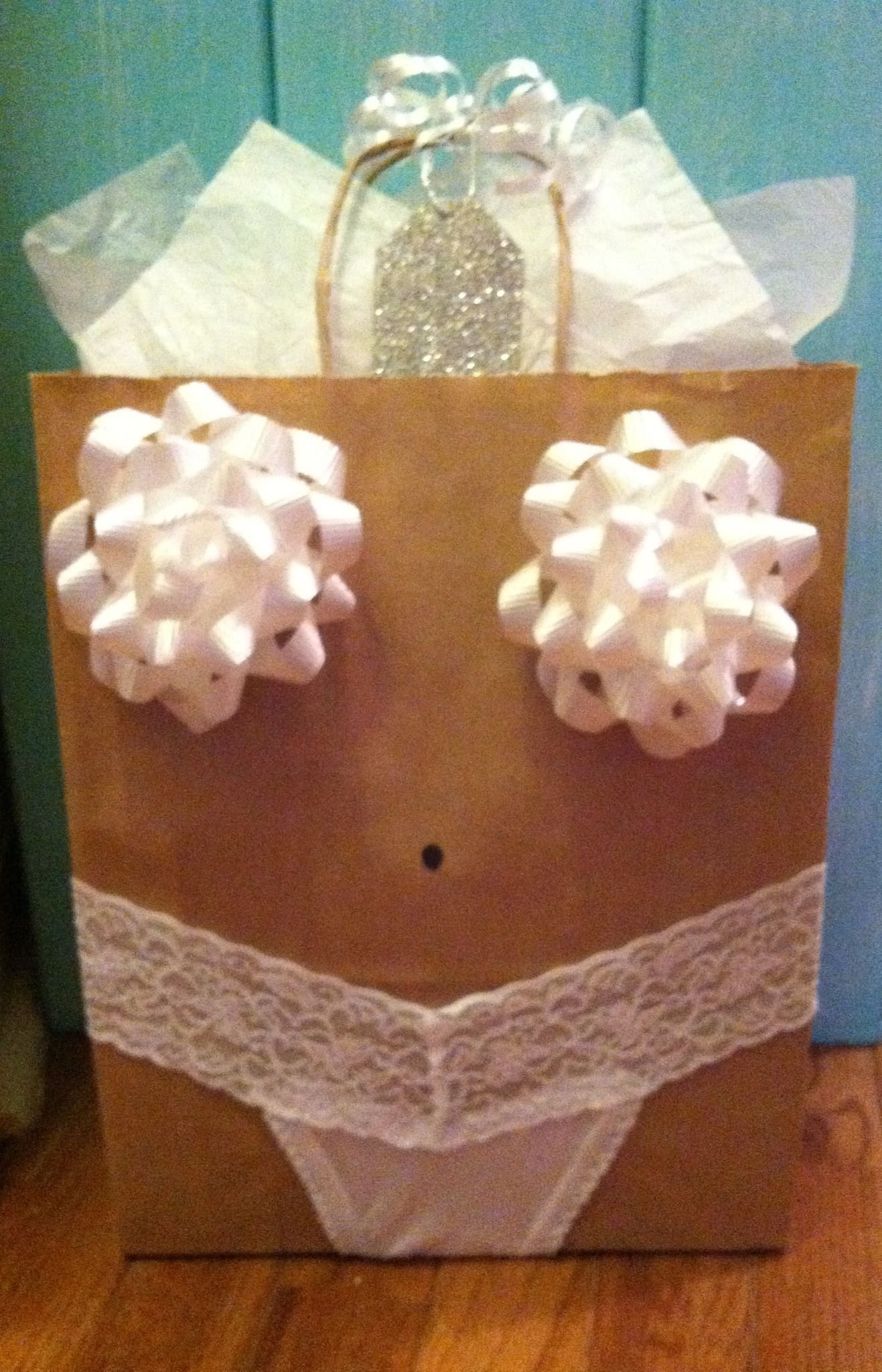 10 Great Bridal Shower Gifts Ideas For The Bride lingerie shower gift wrap idea next person to get married is 12 2022