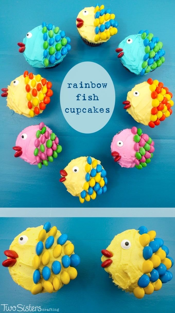 10 Attractive Cupcake Decorating Ideas For Kids little fishy cupcakes fish cupcakes fun cupcakes and cupcake frosting 2023