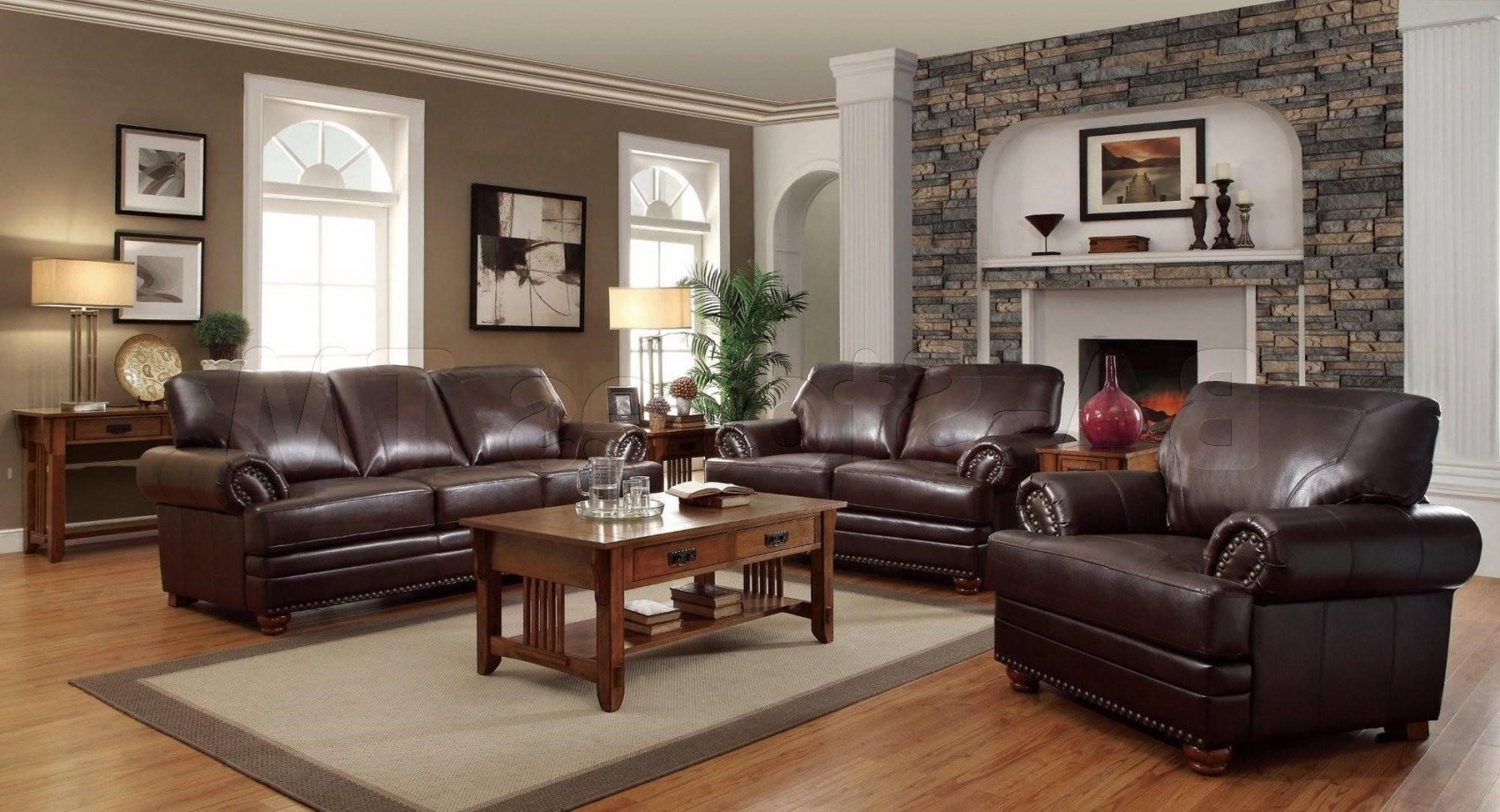 10 Wonderful Brown Leather Couch Living Room Ideas 2023