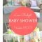 low budget baby shower - how to host a gorgeously frugal baby shower