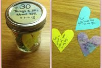 made this &quot;jar of hearts&quot; for my boyfriend. we have been dating for