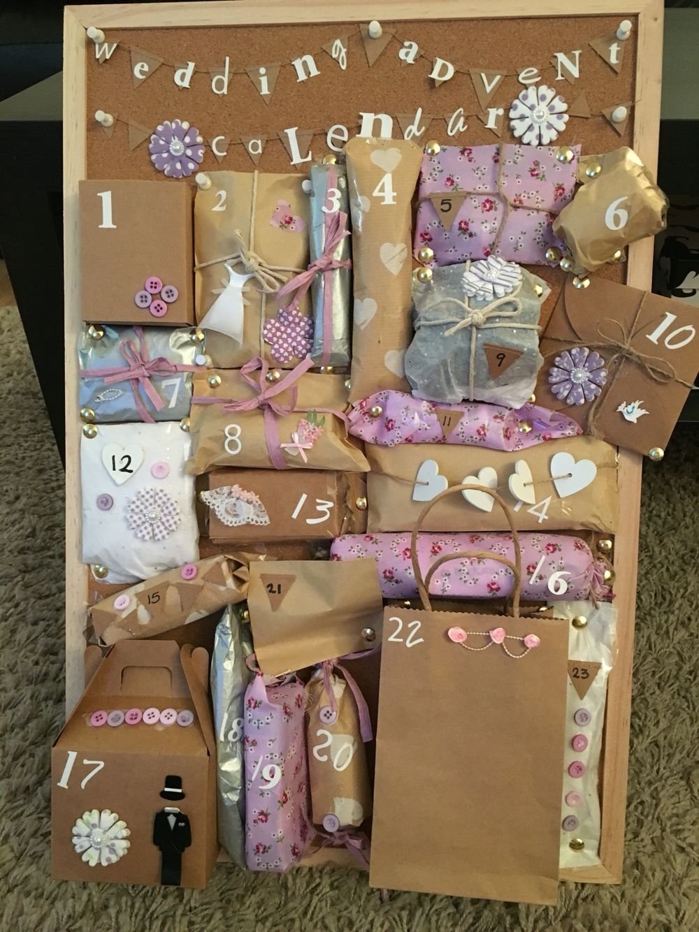 10 Lovable Present Ideas For Best Friends made this wedding advent calendar for my best friend who is getting 2022