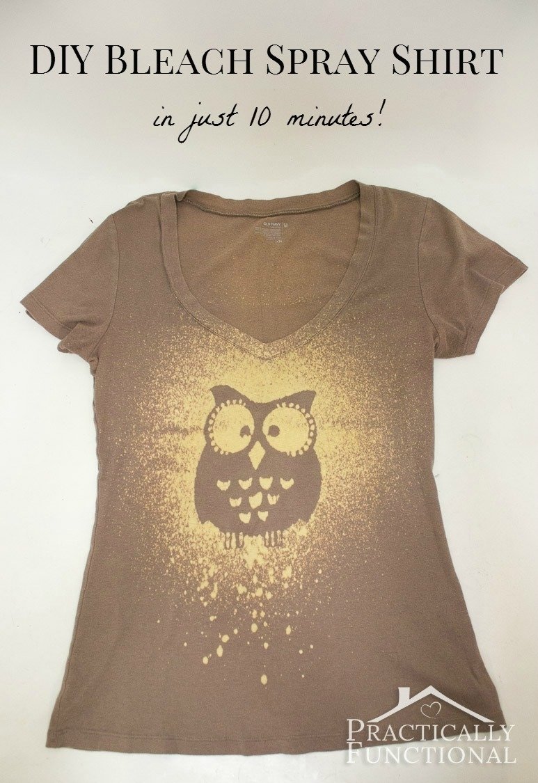 10 Perfect Cute Shirt Ideas To Make make your own bleach spray shirt in just 10 minutes bleach spray 2022