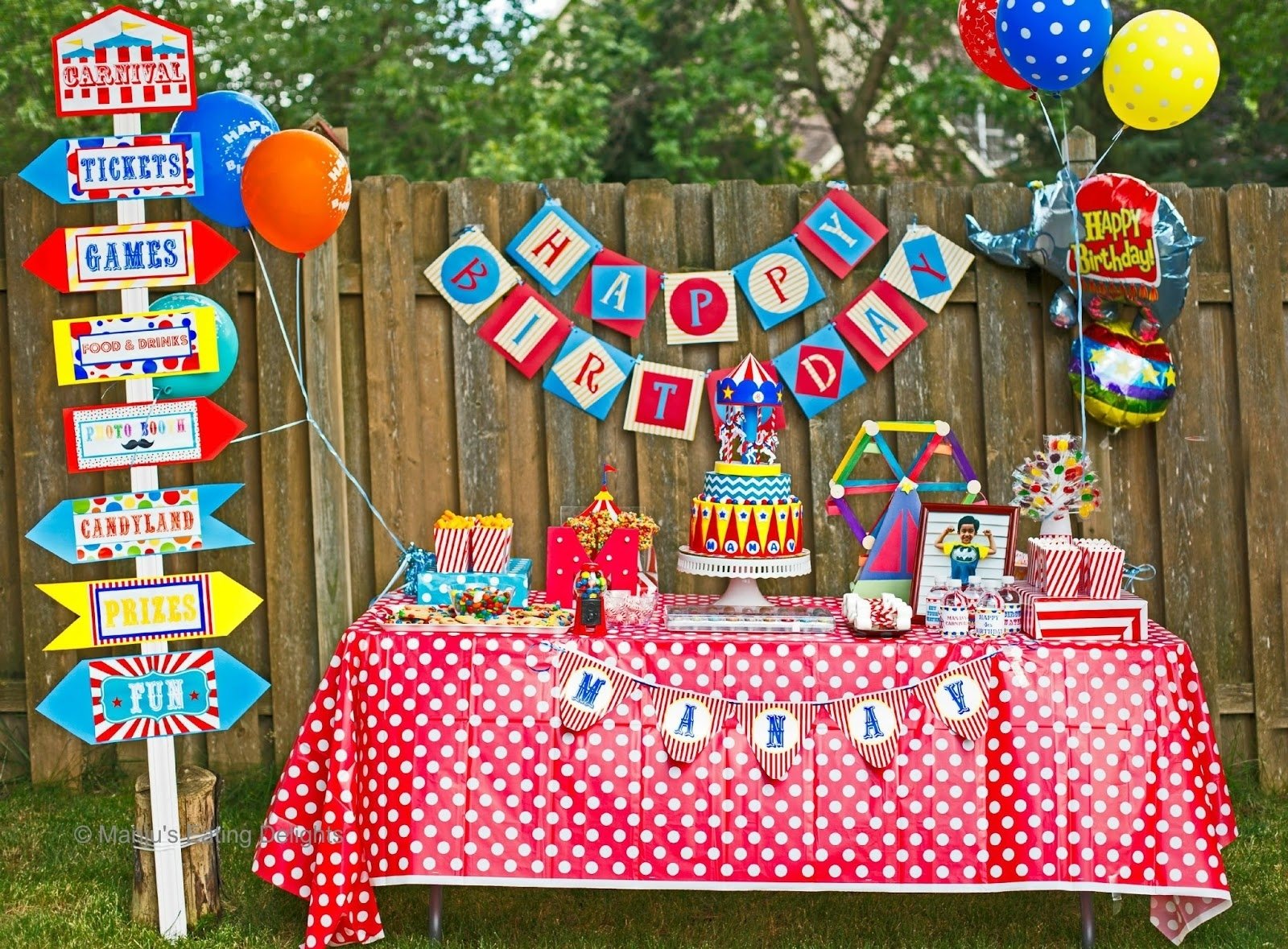 10 Attractive Carnival Theme Birthday Party Ideas manjus eating delights carnival themed birthday manav turns 4 1 2023