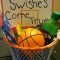 may all your swishes come true. basketball gift basket. we found