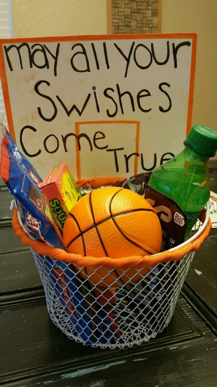 10 Attractive Gift Ideas For Basketball Coach may all your swishes come true basketball gift basket we found 2022
