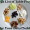 mega list of table foods for your baby or toddler - your kid's table