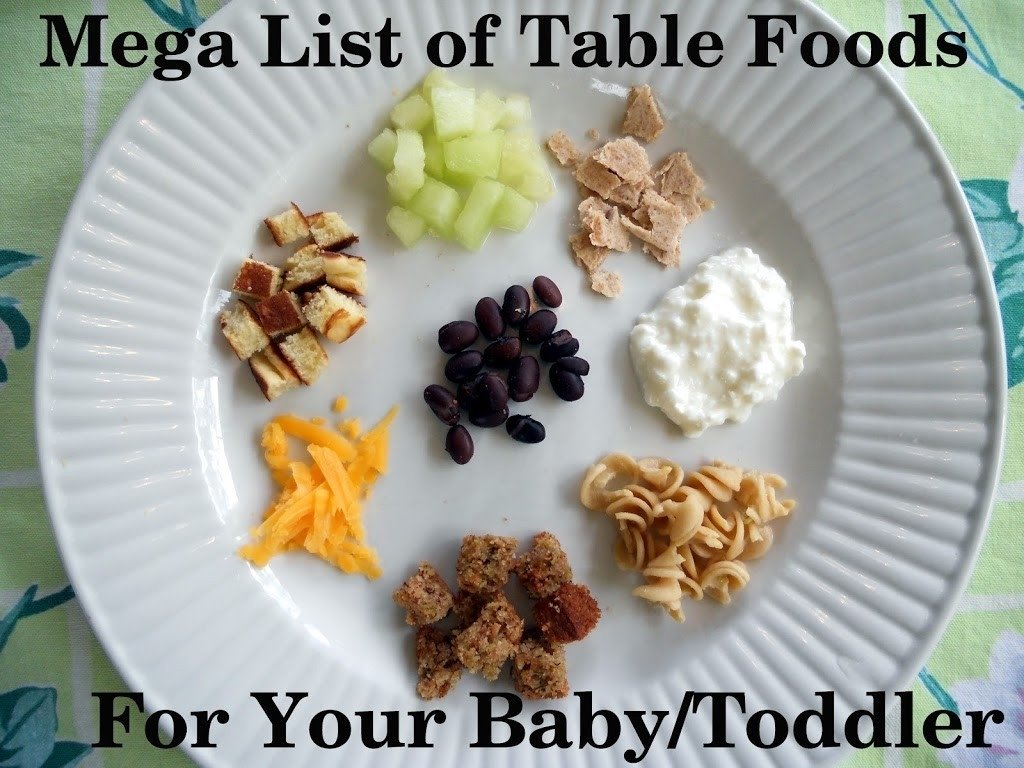 10 Attractive Food Ideas For 10 Month Old mega list of table foods for your baby or toddler your kids table 3 2022