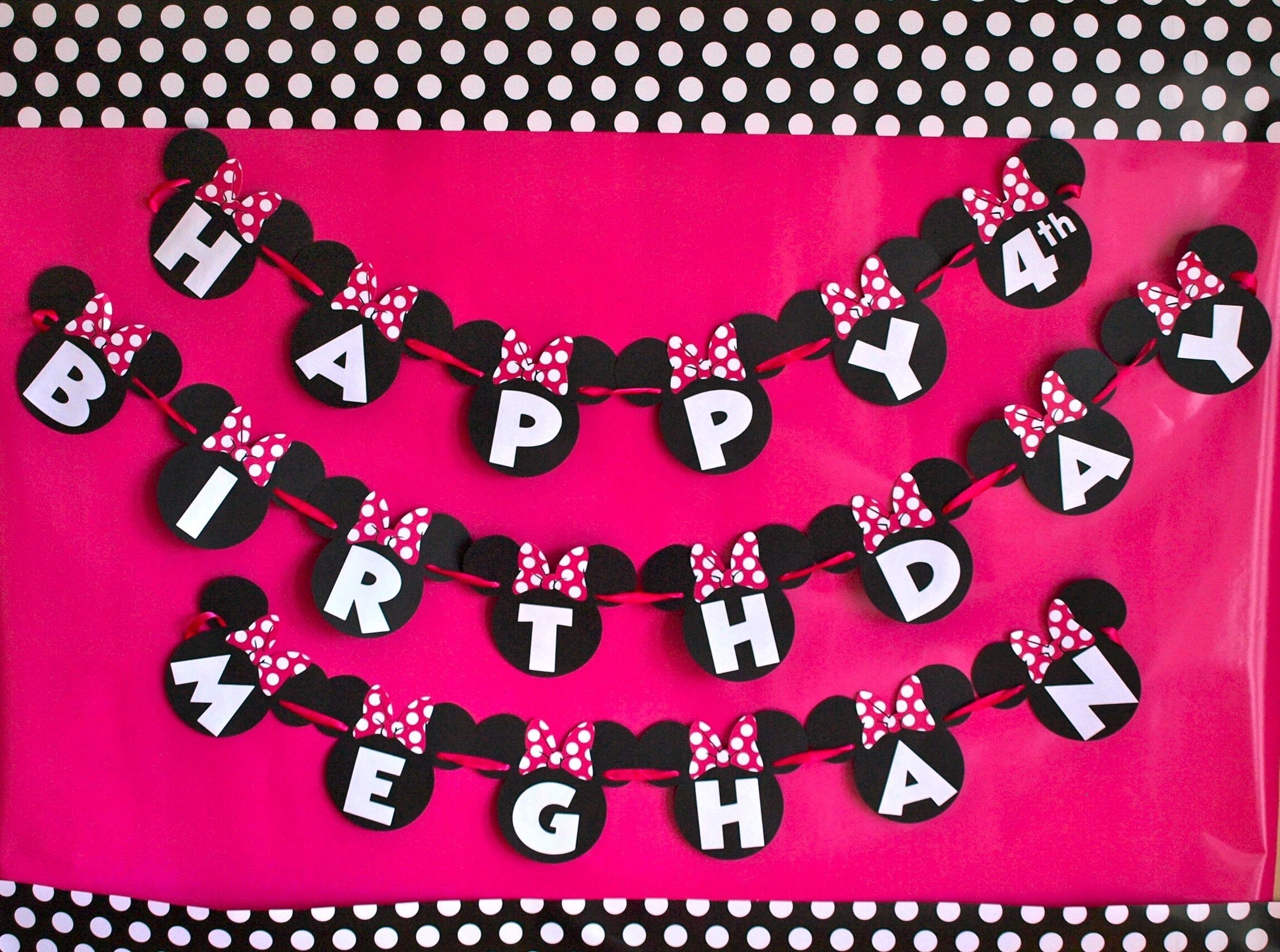 10 Lovable Minnie Mouse Birthday Party Ideas meghans minnie mouse 4th birthday party and other things that have 4 2022