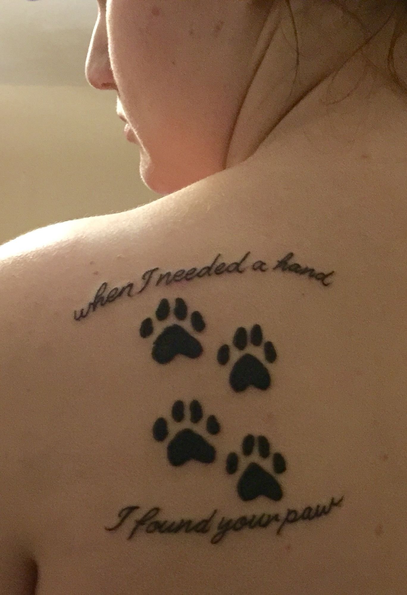 10 Stylish Dog Paw Print Tattoo Ideas memorial of pets tattoos ooooooo pinterest tattoo tatting 2022