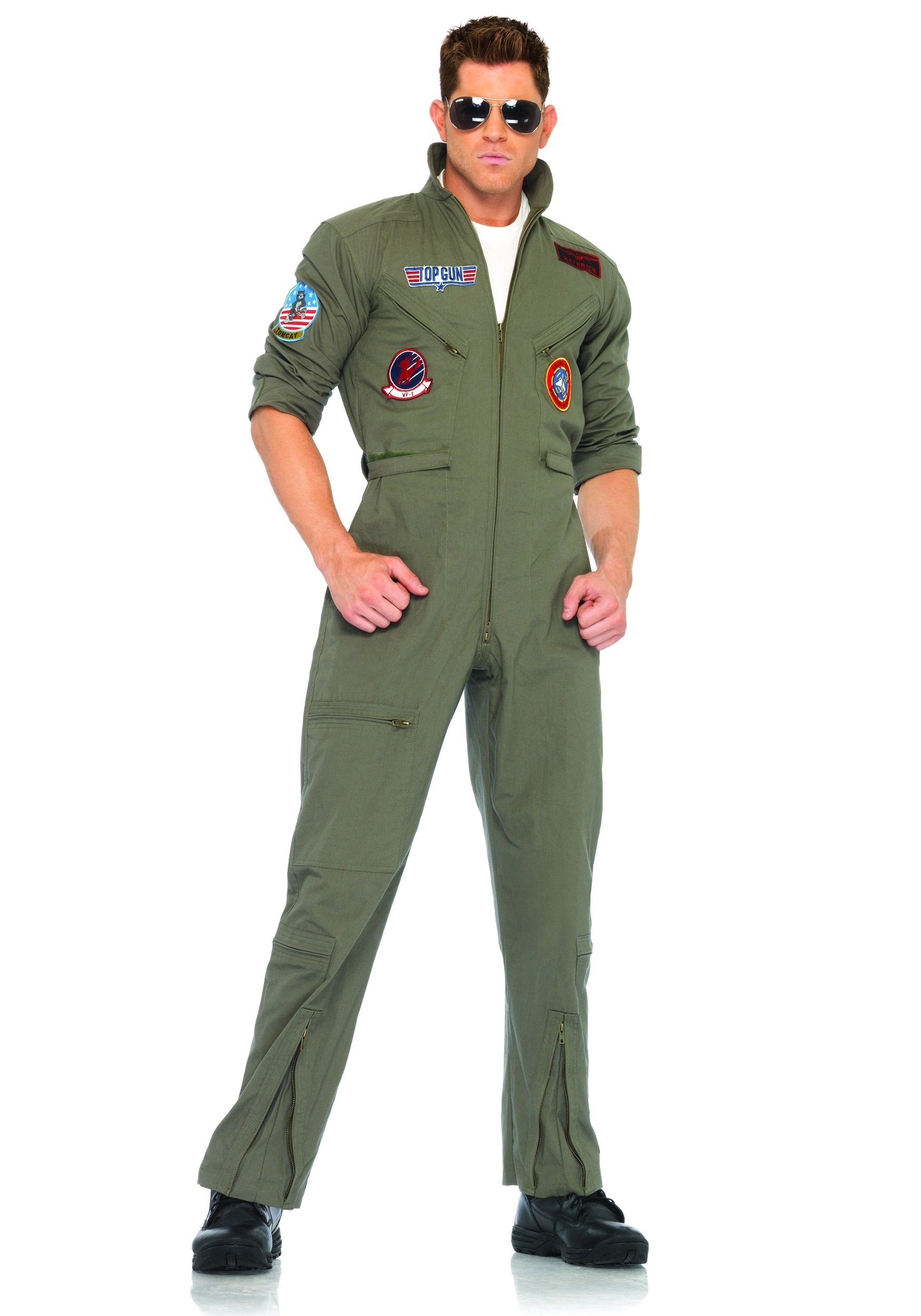 10 Fabulous 80S Costume Ideas For Guys mens top gun flight suit 2022