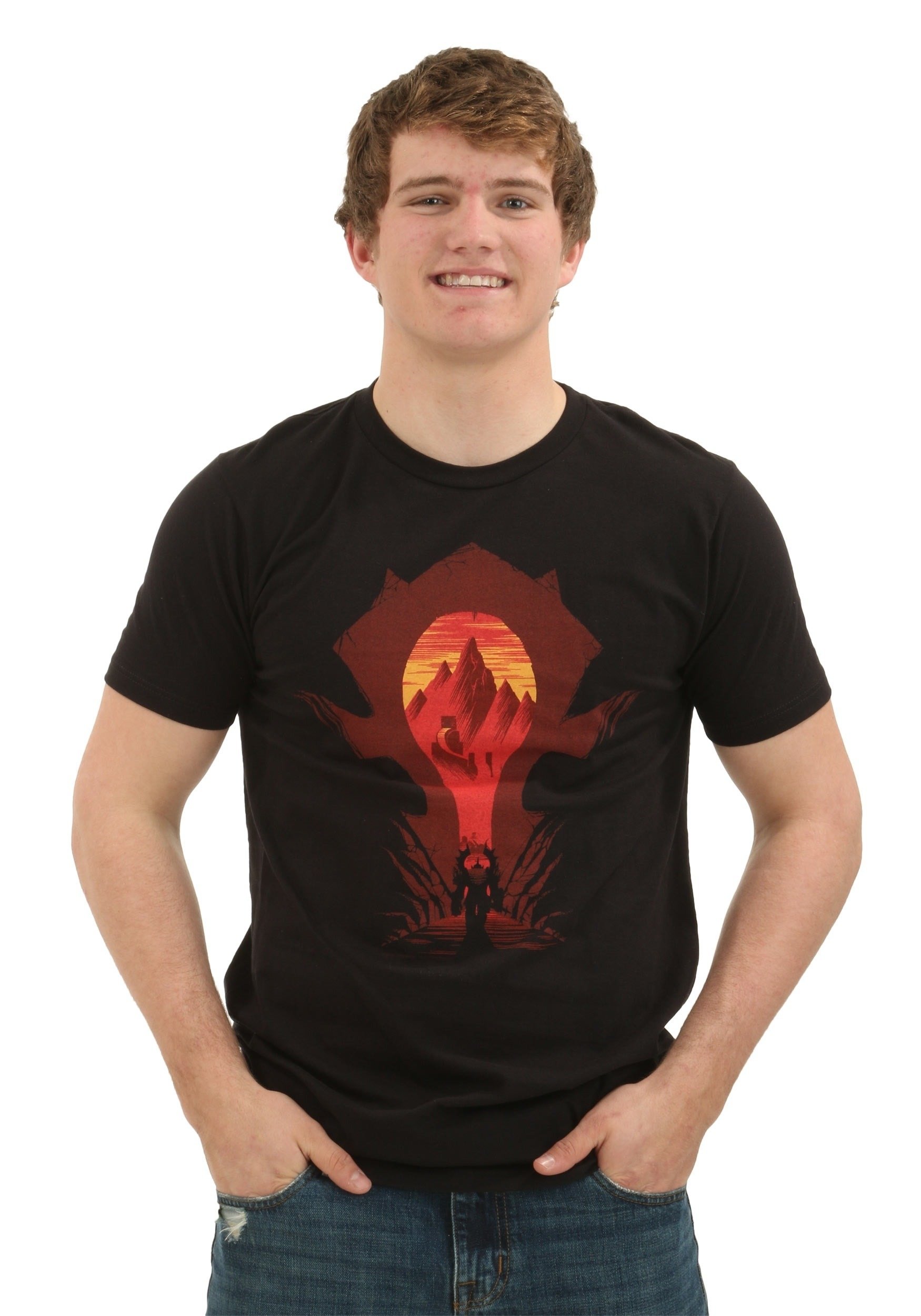 10 Unique World Of Warcraft Gift Ideas mens world of warcraft horde silhouette t shirt 2022