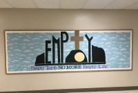 mercer christian academy easter bulletin board. | bulletin boards