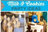 milk and cookies / birthday &quot;hudson's milk and cookie monster 1st