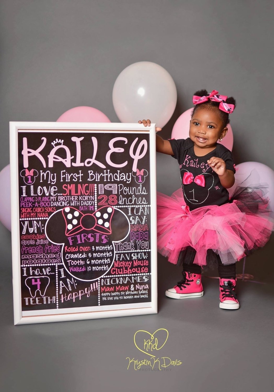 10 Trendy Minnie Mouse First Birthday Party Ideas minnie mouse first birthday chalkboard 1st birthday chalkboard for 1 2022