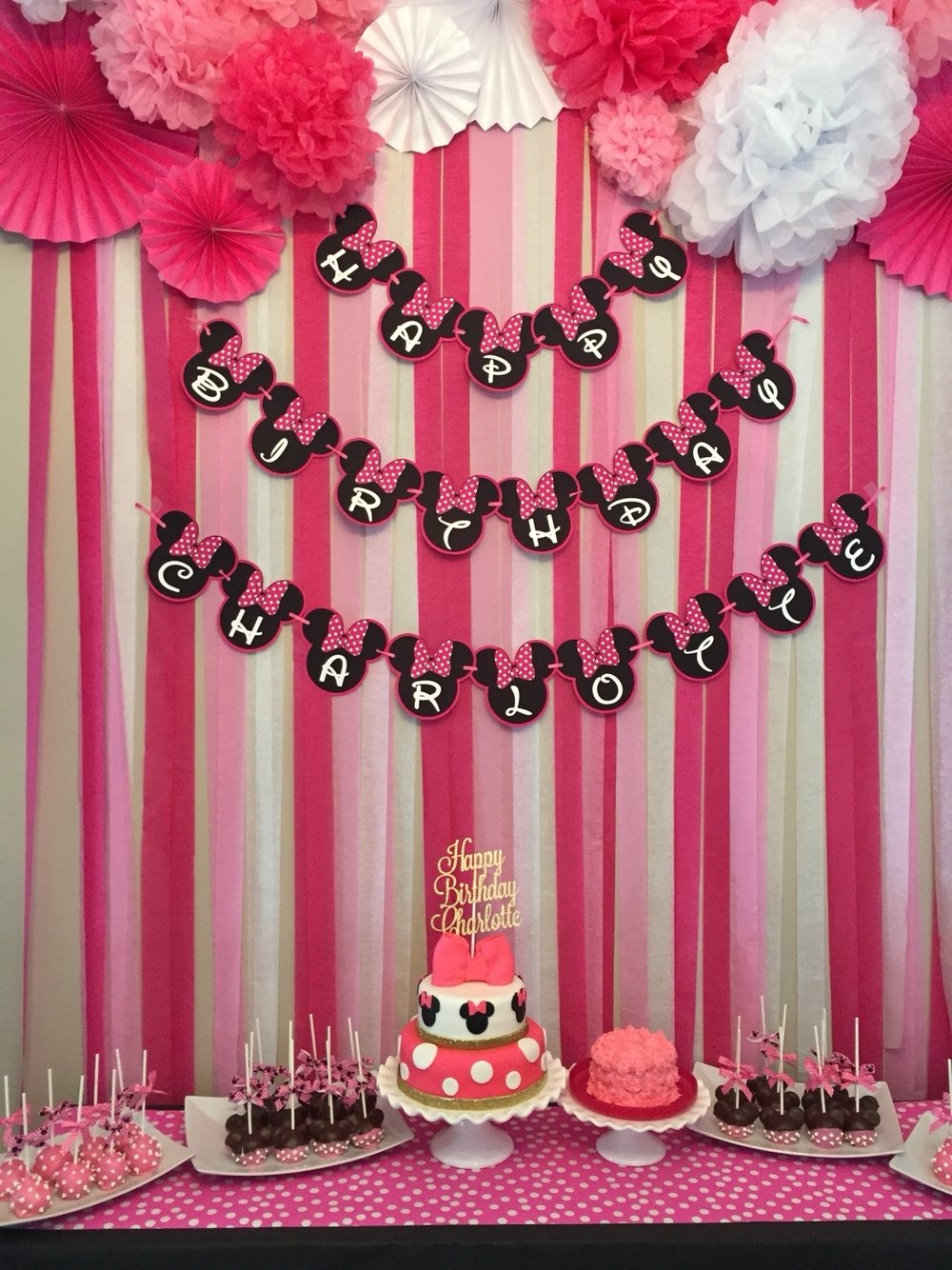 10 Trendy Minnie Mouse First Birthday Party Ideas minnie mouse first birthday party dessert table and backdrop 2022