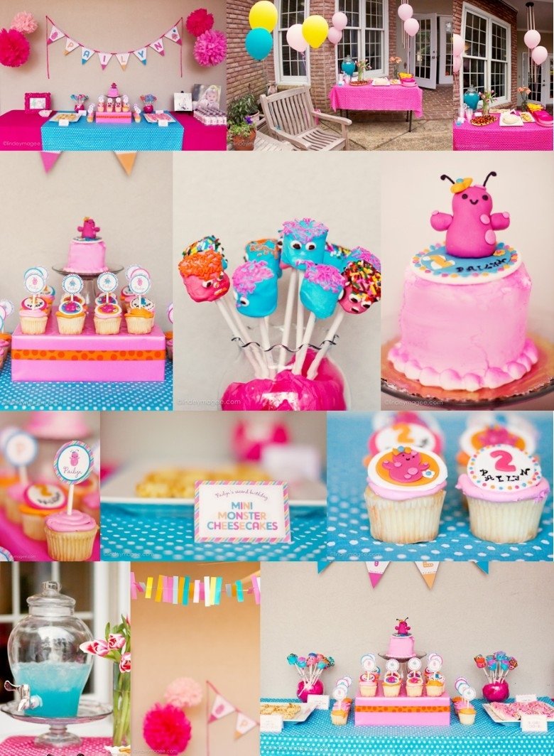 10 Stylish Birthday Party Ideas For 2 Year Old Girl monster birthday party ideas for girlthis would work great for 2 2022