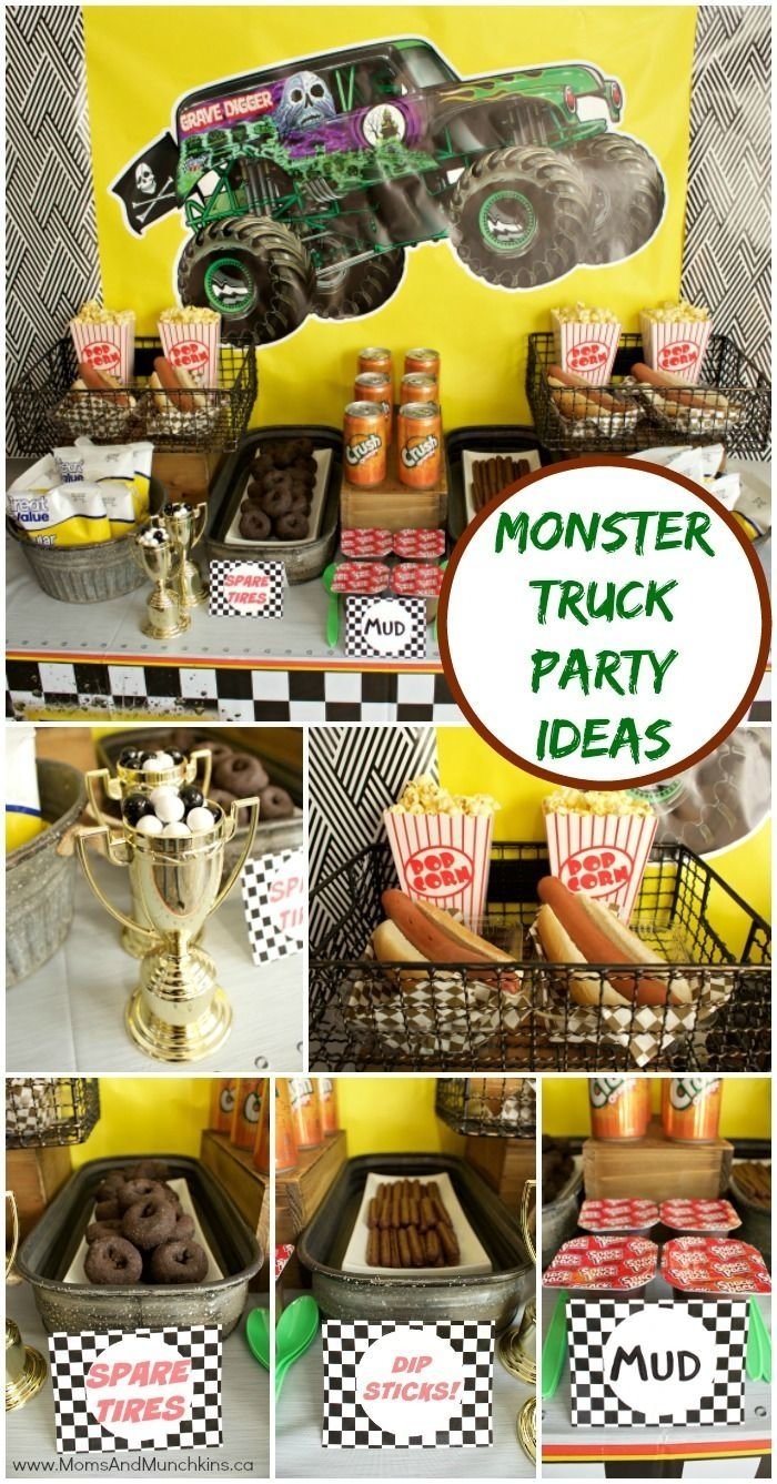 10 Perfect Monster Truck Birthday Party Ideas monster truck birthday party ideas monster truck birthday monster 2022