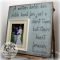 mother of the bride gift, personalized picture frame, a mother holds