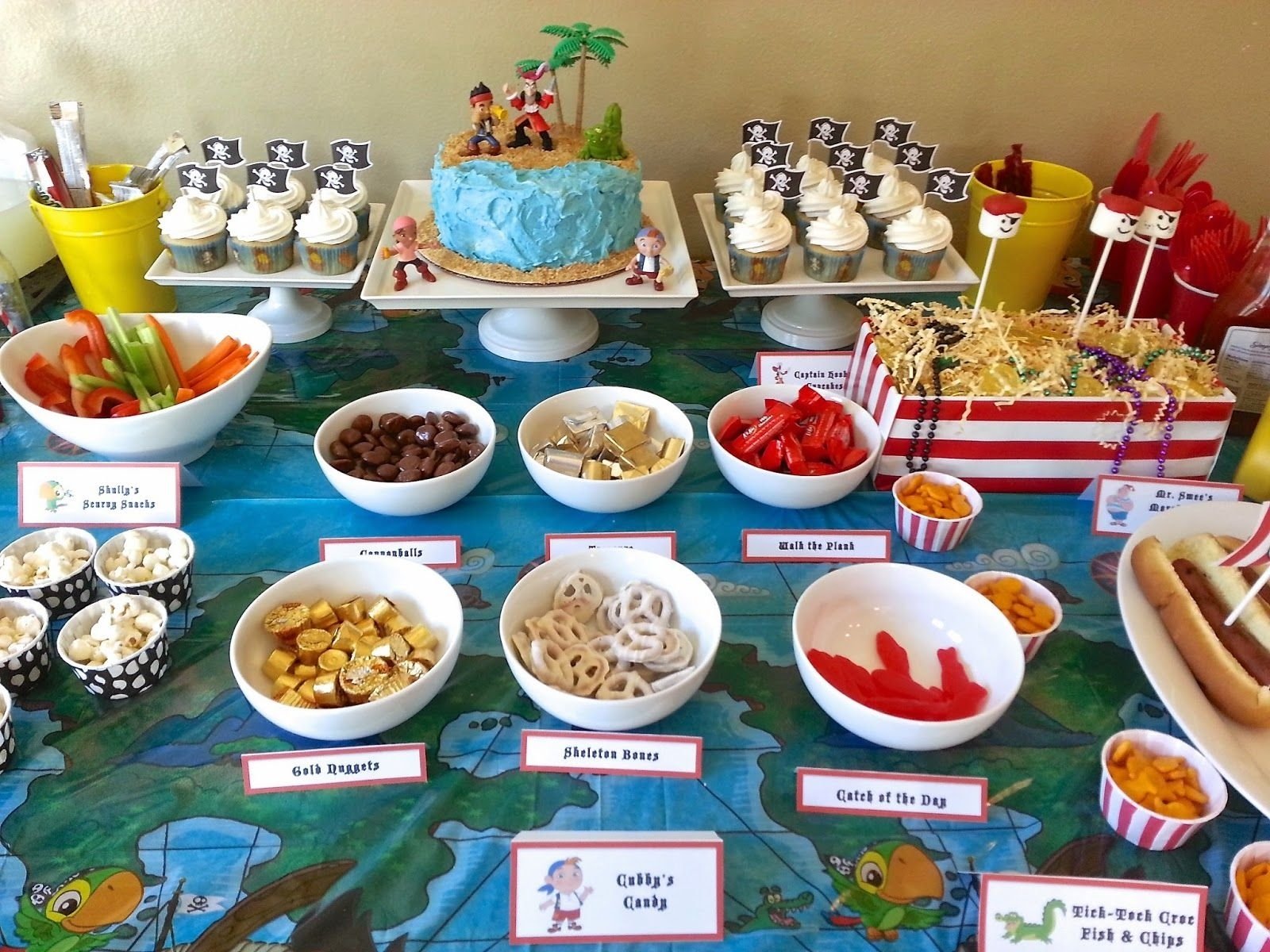 10 Lovable Jack And The Neverland Pirates Party Ideas much kneaded jake and the neverland pirates birthday party party 2 2022