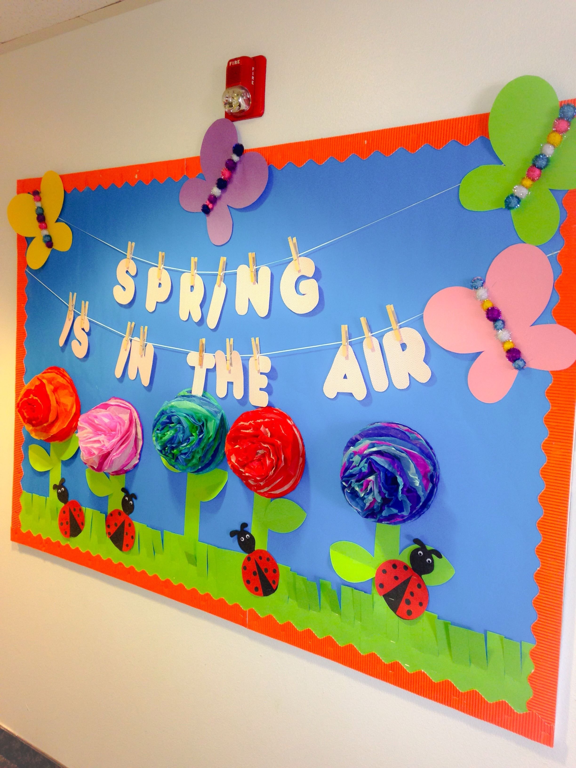 10 Trendy May Bulletin Board Ideas Preschool my spring bulletin board one of my favorites thinking about 4 2022