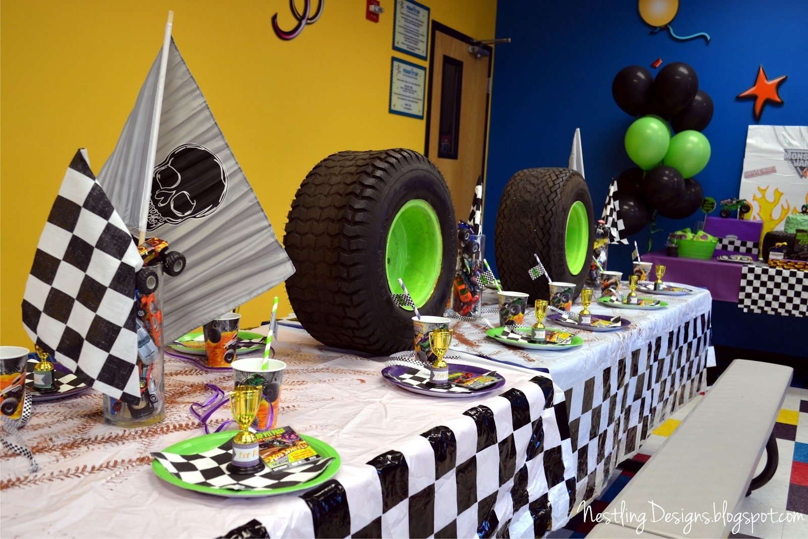 10 Perfect Monster Truck Birthday Party Ideas nestling monster truck party reveal 2022