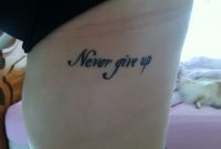 never give up rib tattoo | tattoos | pinterest | tattoo