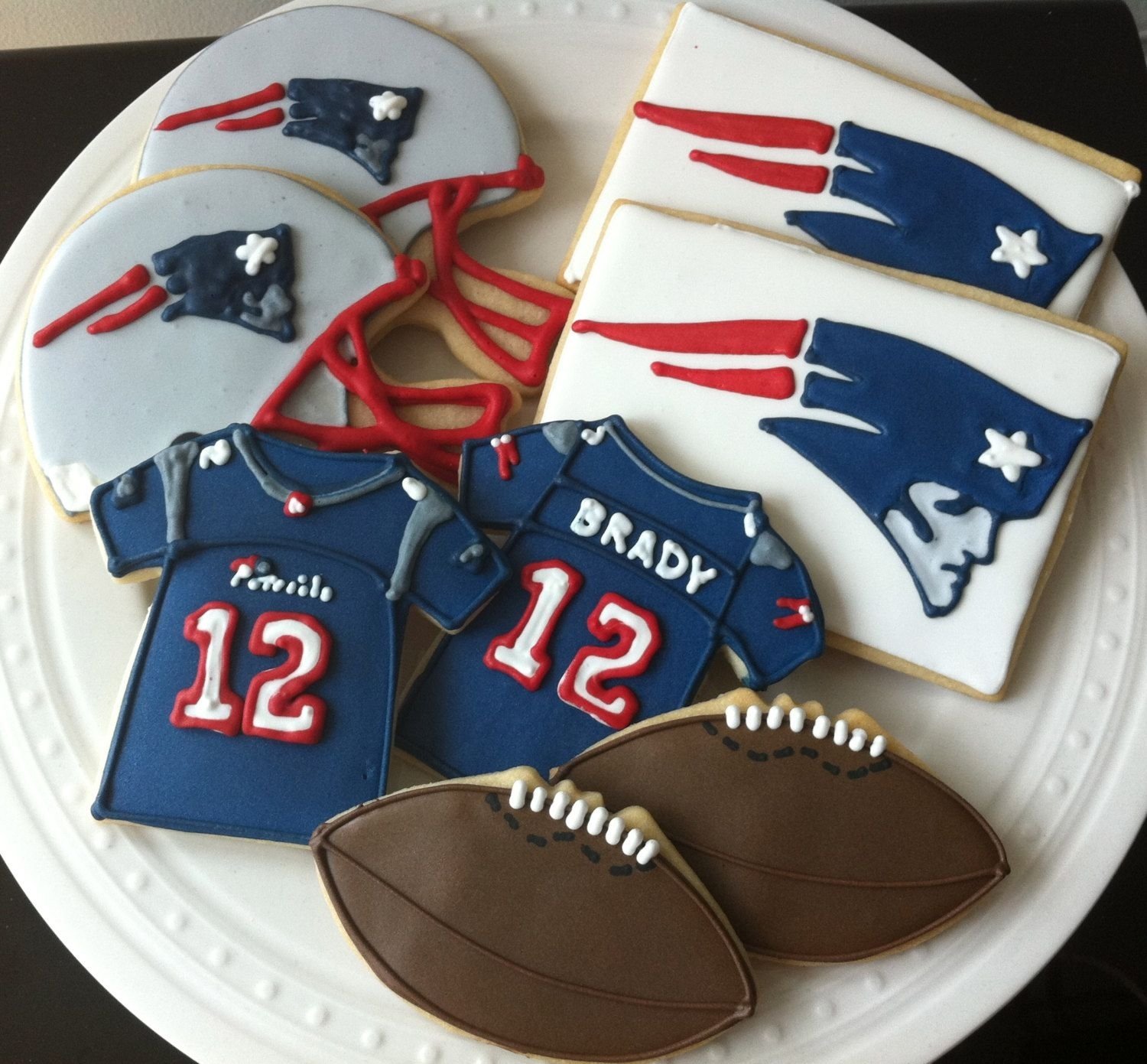 10 Fantastic Bachelor Party Ideas New England new england patriots football decorated cookies creative cookies 2023