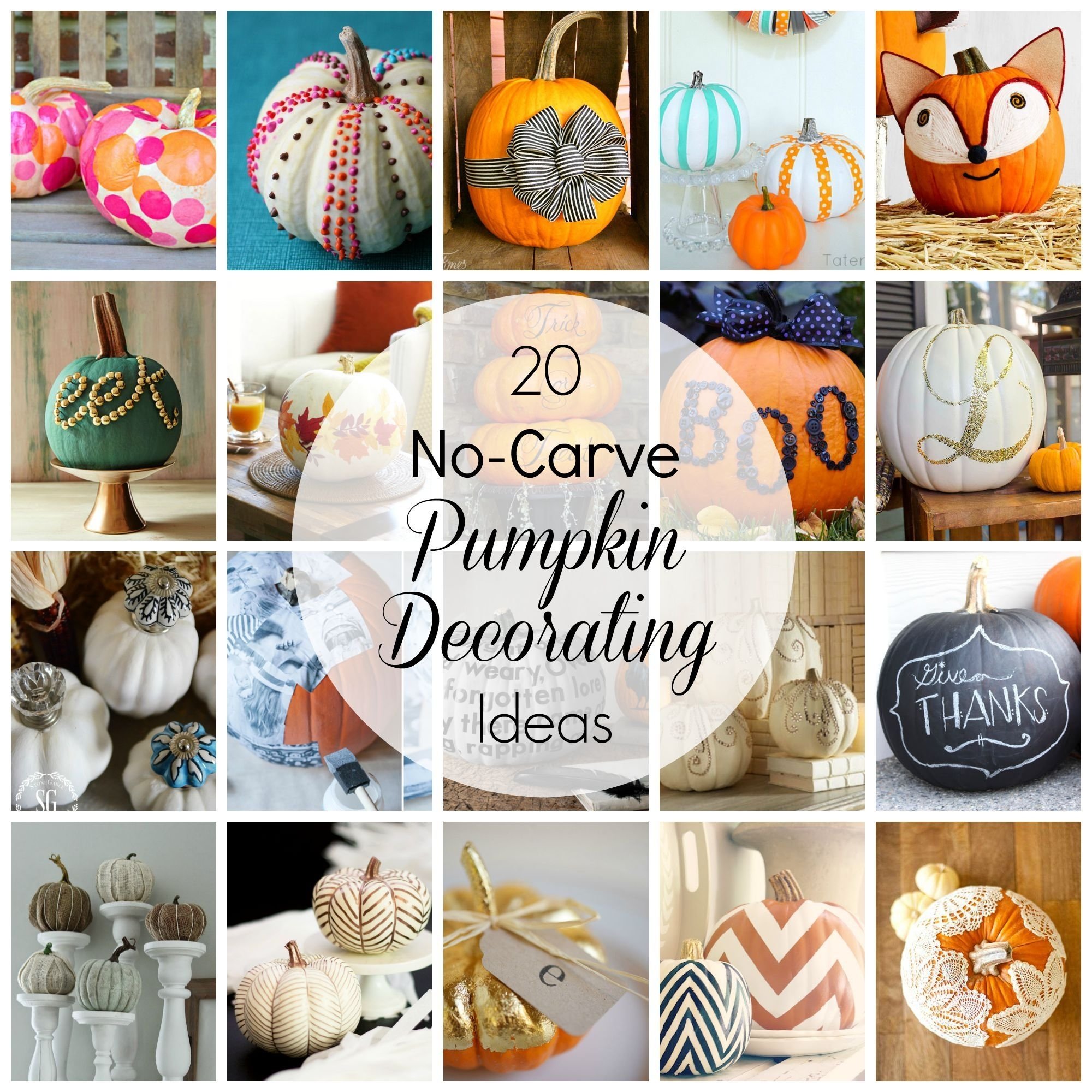 10 Wonderful No Carving Pumpkin Decorating Ideas no carve pumpkin decorating ideas pumpkin images holidays and 1 2022