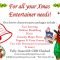 nursery christmas party entertainment - childrens entertainer