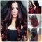 ombre hair color brunette long hair - women medium haircut