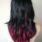 ombre with pink and black hair | hairstyles | pinterest | black hair