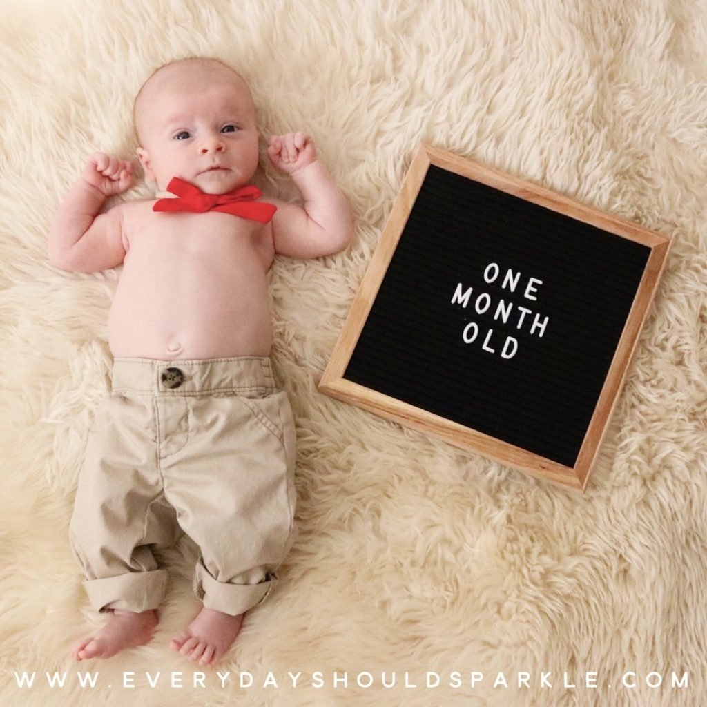 10 Great One Month Old Baby Picture Ideas one month of jackson james every day should sparkle 2022