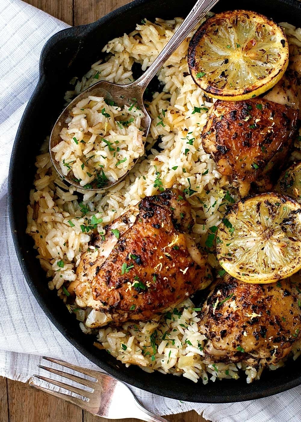 10 Trendy Chicken And Rice Dinner Ideas one pot greek chicken lemon rice recipetin eats 2022