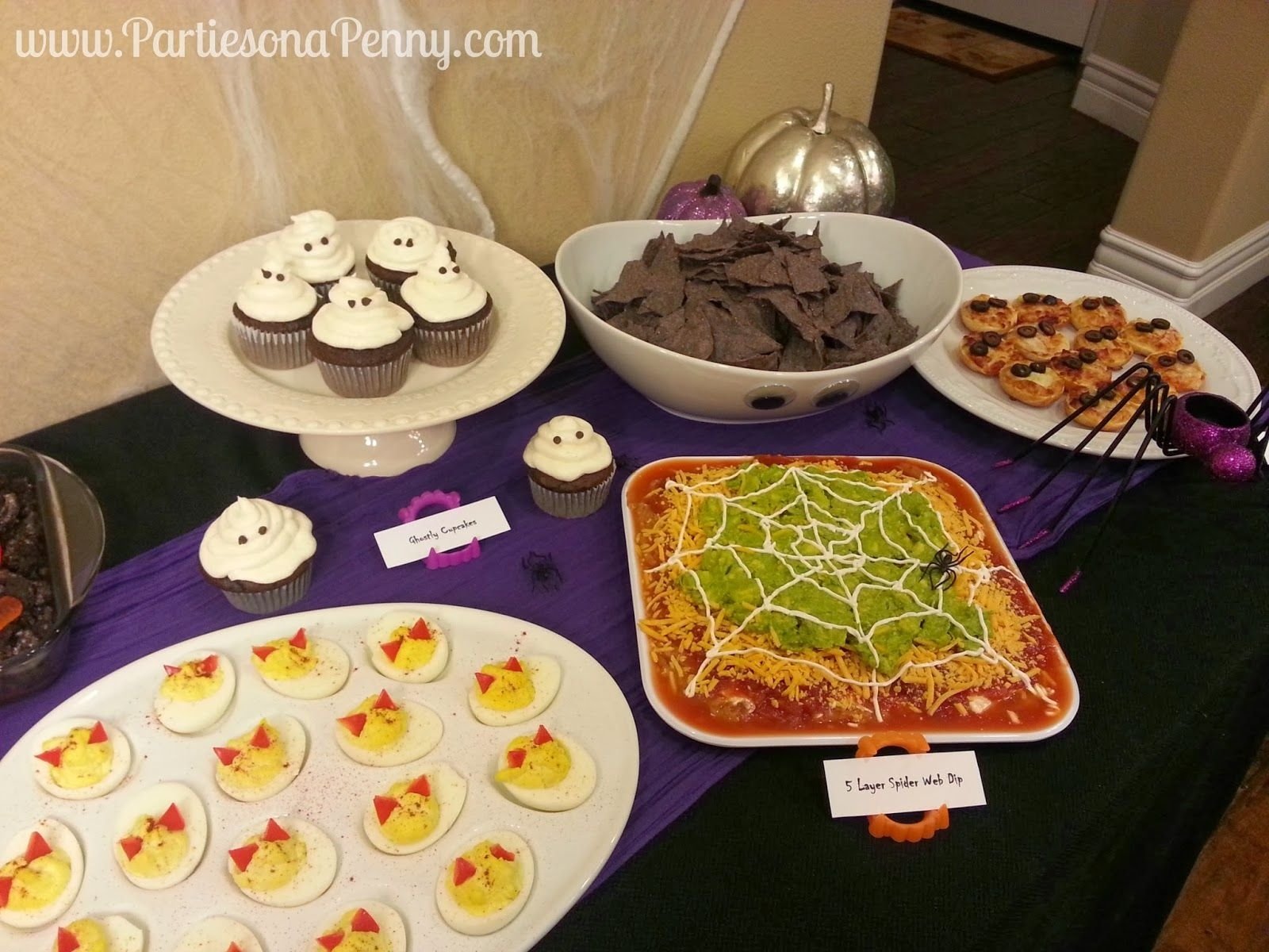 10 Lovely Halloween Party Food Ideas Pinterest parties on a penny halloween glam party budget revealed party 2023
